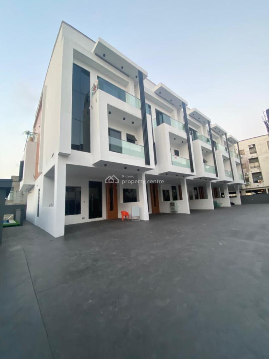 4 Bedroom Terrace Duplex with Bq, Osapa, Lekki, Lagos, Terraced Duplex for Sale