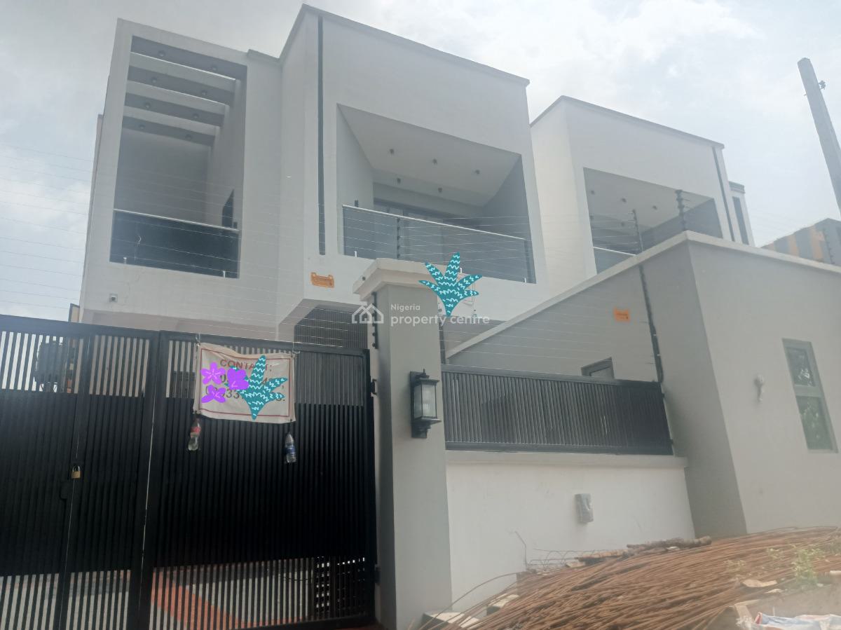 Newly Built, Well Finished 5 Bedrooms Detached Duplex + Room Bq, Off Alhaji Bashiru Shittu Avenue, Gra Phase 2, Magodo, Lagos, Detached Duplex for Sale