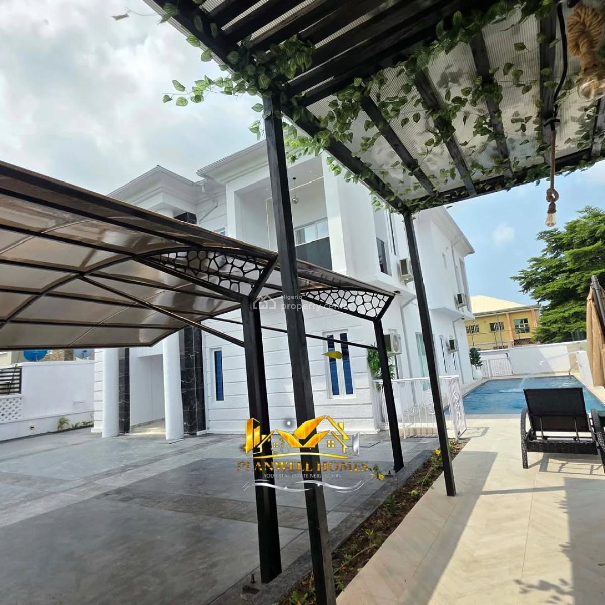 Newly Built Five (5) Bedroom House with a Study, Maid Room, Pinnock Beach Estate, Lekki, Lagos, Detached Duplex for Sale
