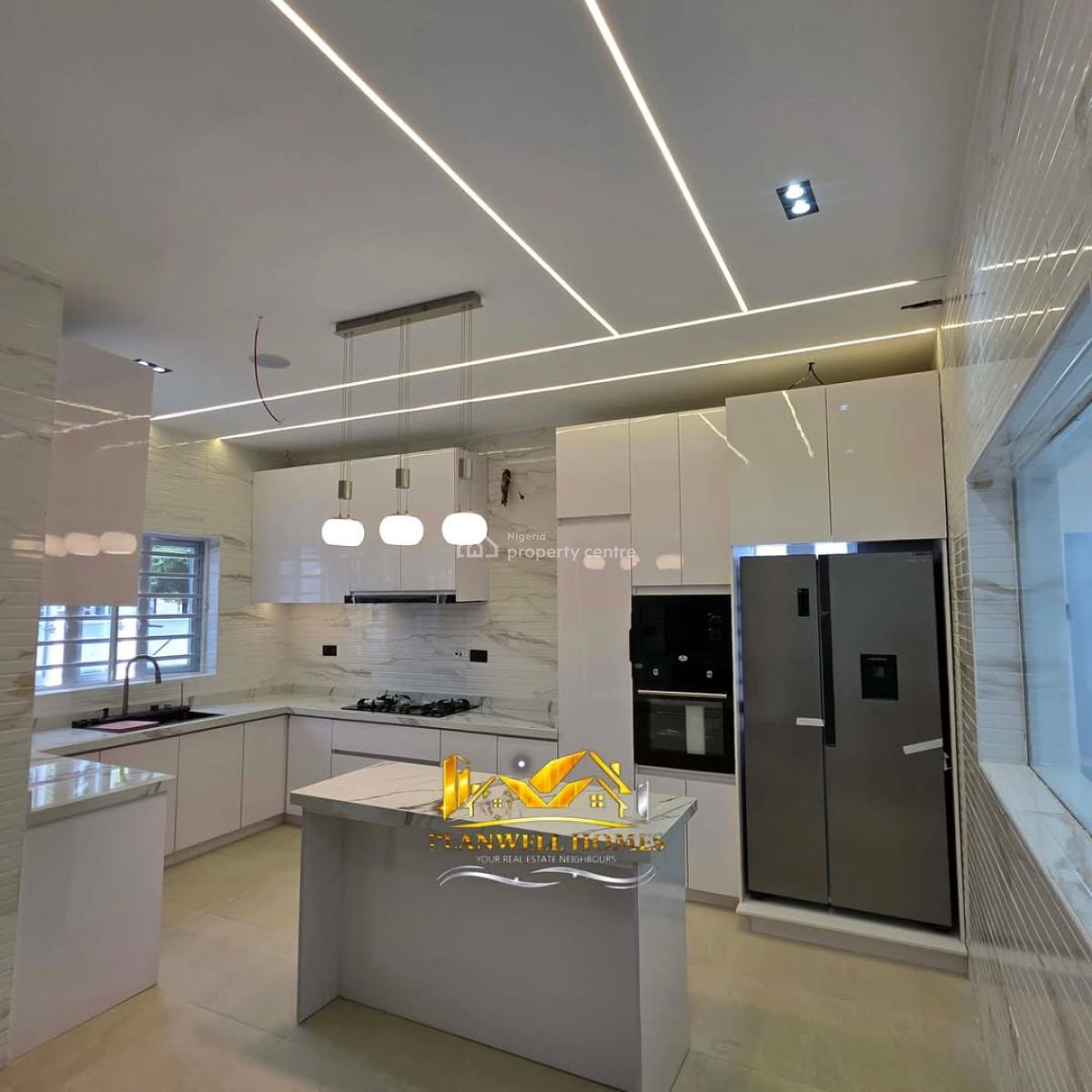 Newly Built Five (5) Bedroom House with a Study, Maid Room, Pinnock Beach Estate, Lekki, Lagos, Detached Duplex for Sale