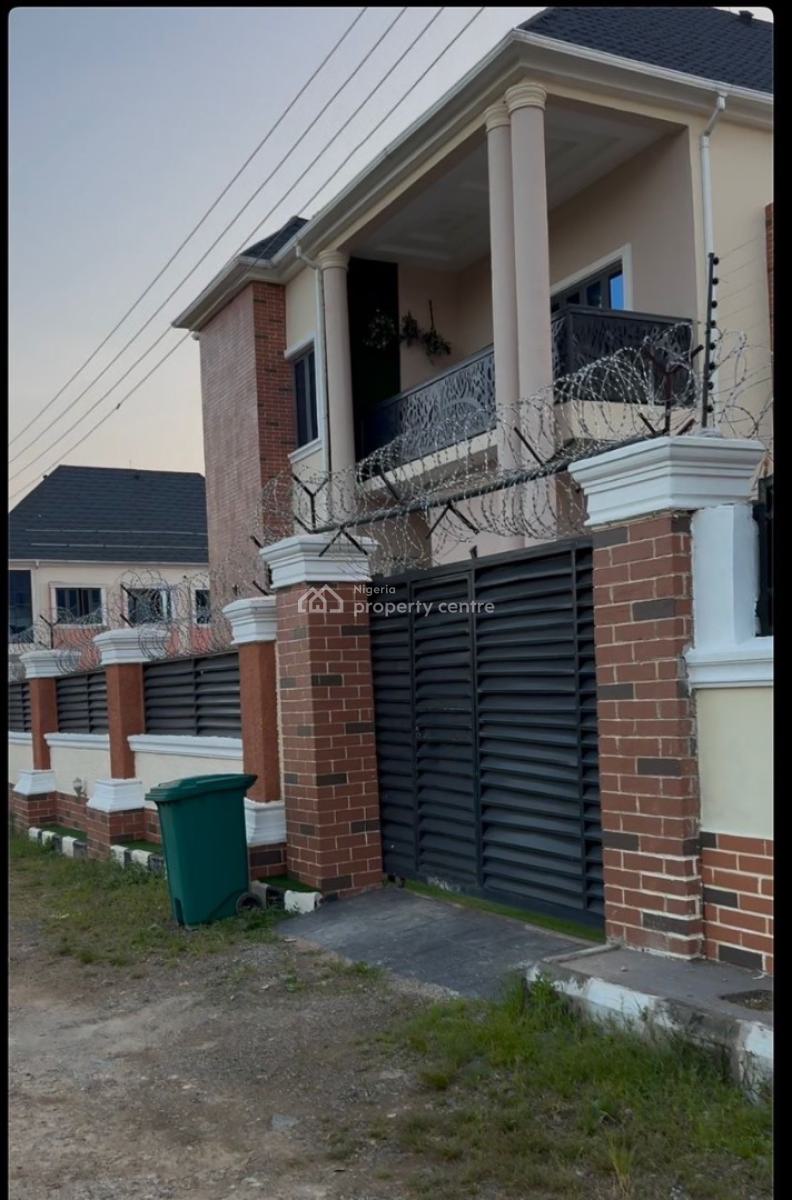 Fully Furnished 4-bedroom Detached Duplex, Emmanuel Mbaka Rd, Airport Rd, Lugbe District, Abuja, Detached Duplex for Rent
