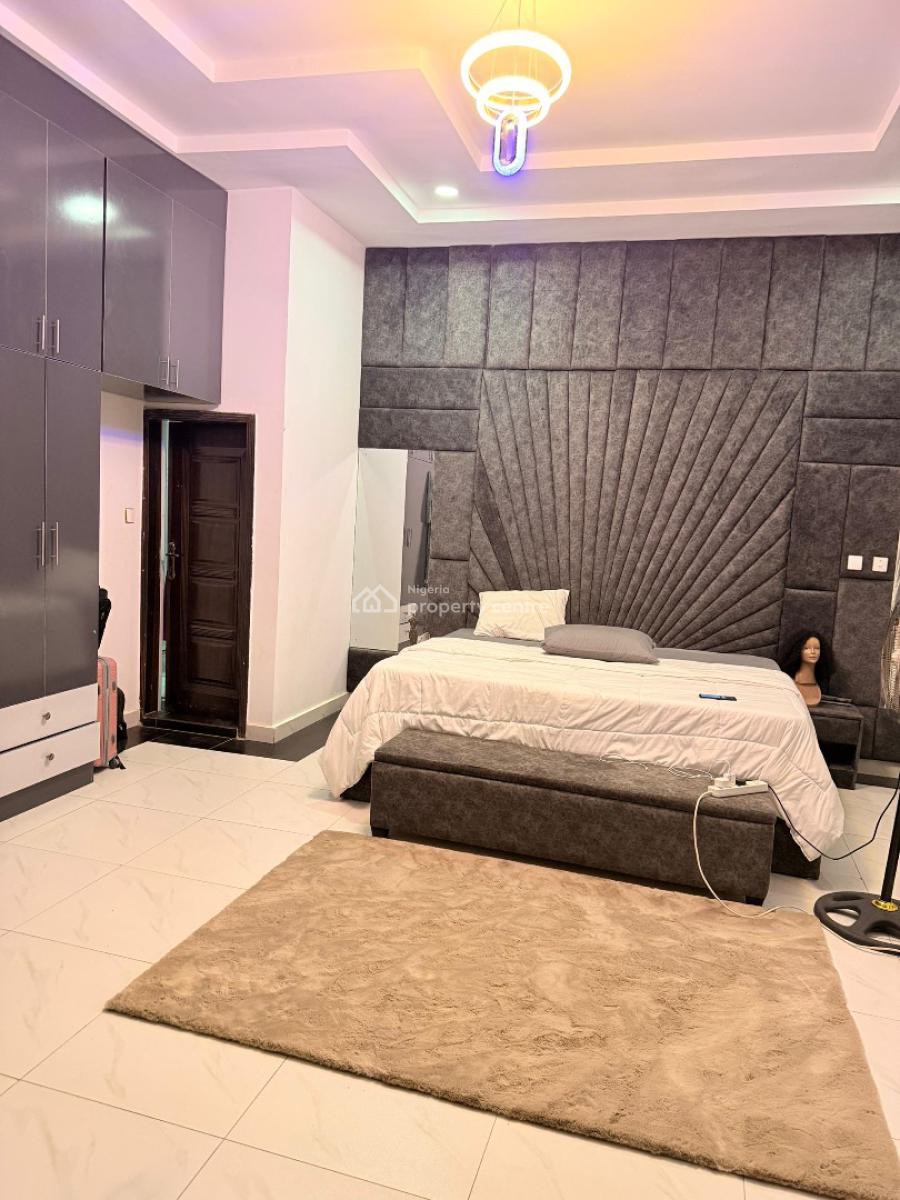 Fully Furnished 4-bedroom Detached Duplex, Emmanuel Mbaka Rd, Airport Rd, Lugbe District, Abuja, Detached Duplex for Rent