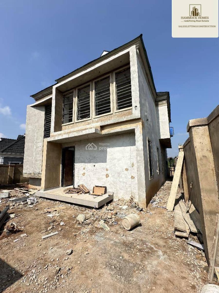 5-bedroom Fully Detached Duplex with Solar Power & Cctv, Ile-tuntun Estate, Off Nihort, Jericho Extension, Jericho, Ibadan, Oyo, Detached Duplex for Sale