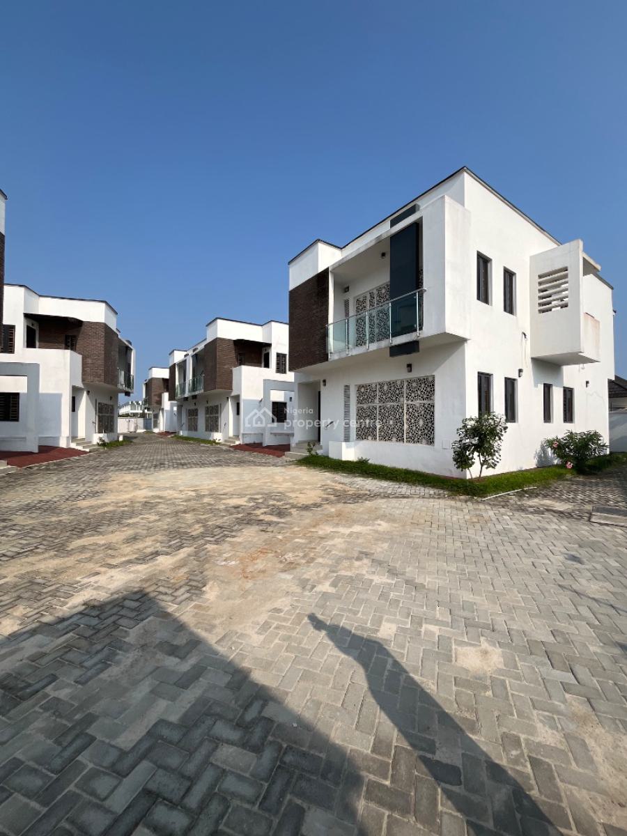 Beautiful Luxury Spacious 4 Bedroom Detached Duplex with a Swimming Po, Abraham Adesanya, Ajah, Lagos, Detached Duplex for Rent