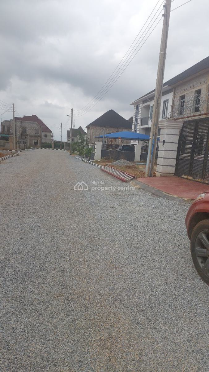 a Detached 4bedroom Duplex at Parapet Level, Stable Estate, Aso District, Airport Road, Lugbe, Lugbe District, Abuja, Detached Duplex for Sale