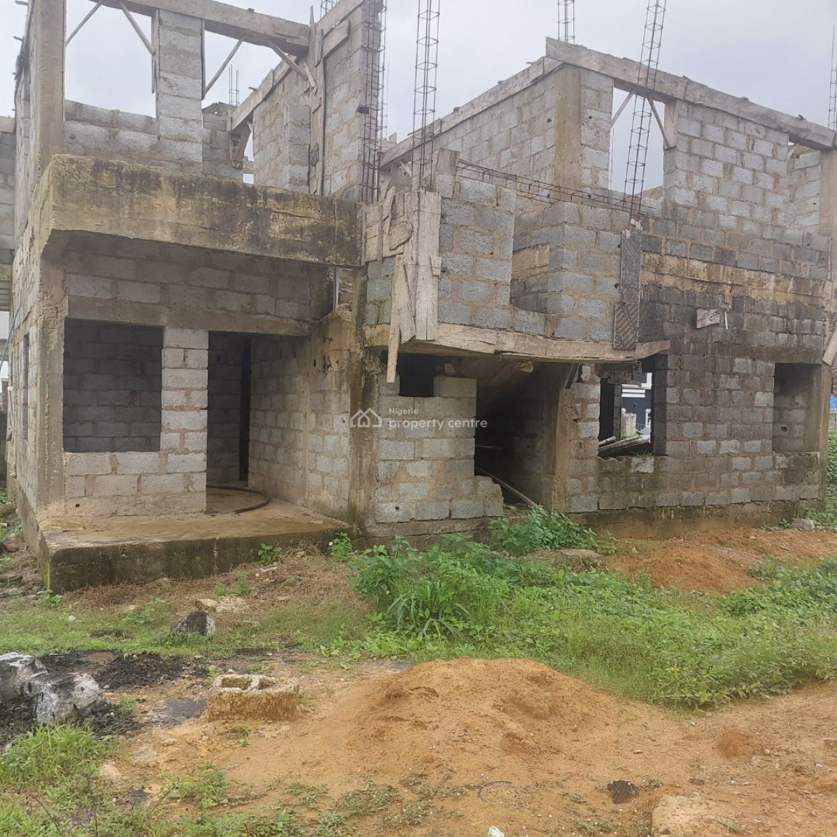 a Detached 4bedroom Duplex at Parapet Level, Stable Estate, Aso District, Airport Road, Lugbe, Lugbe District, Abuja, Detached Duplex for Sale