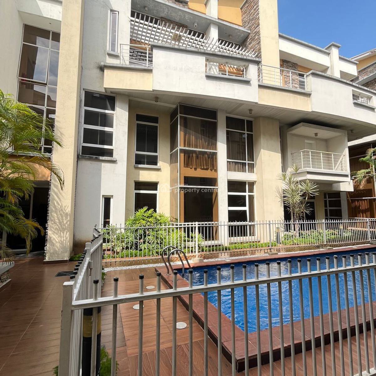 Serviced 4-bedroom Maisonette with 1-bedroom Servant Quarters, Banana Island Road, Ikoyi, Lagos, Flat / Apartment for Rent