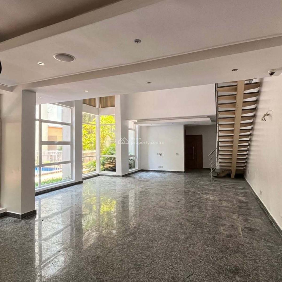 Serviced 4-bedroom Maisonette with 1-bedroom Servant Quarters, Banana Island Road, Ikoyi, Lagos, Flat / Apartment for Rent