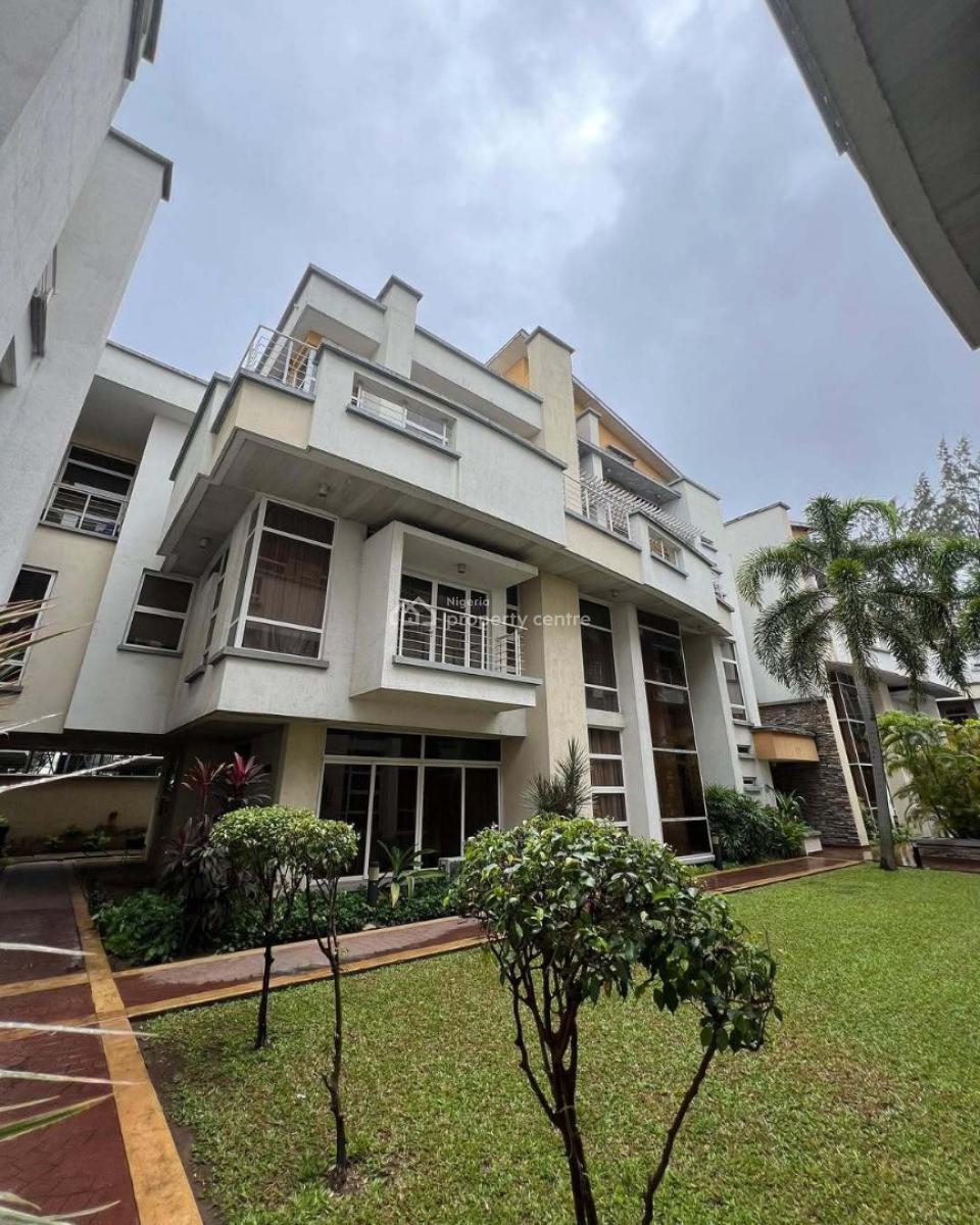 Serviced 4 Bedrooms Maisonette with 1 Bedroom Servant Quarters, Banana Island Road, Ikoyi, Lagos, Flat / Apartment for Rent