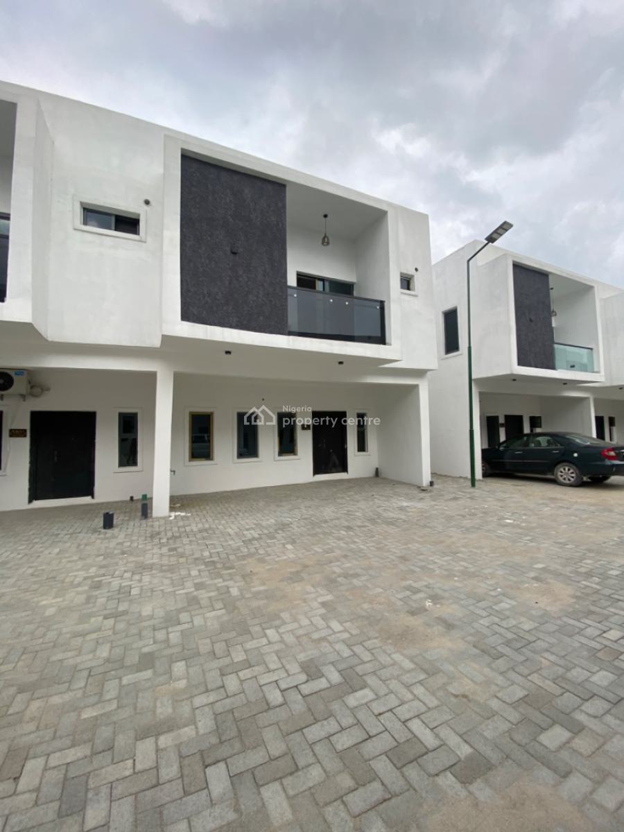 an Executive Three Bedroom Duplex, Harris Estate Besides Abraham Adesanya By Pepperoni Ajah, Lekki, Lagos, Terraced Duplex for Rent