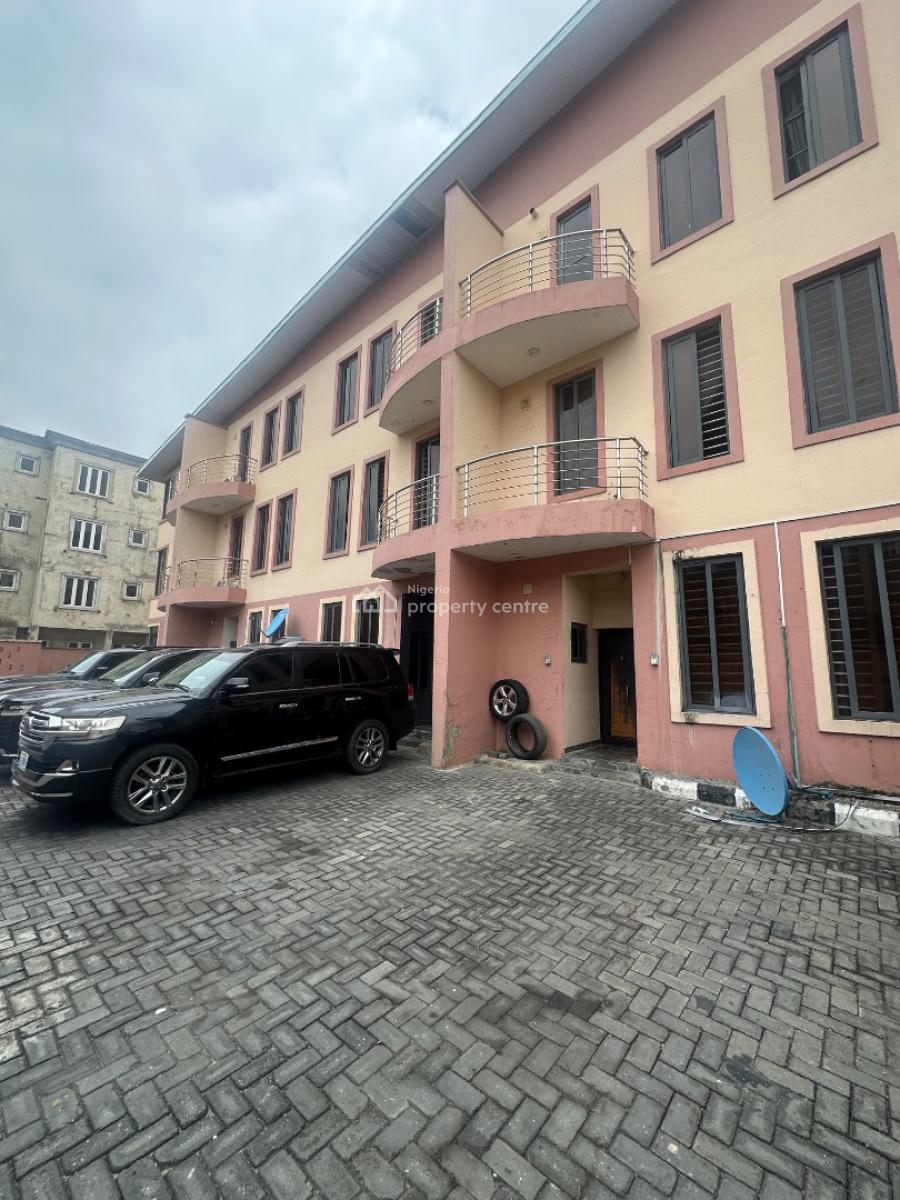 Standard Self Service 4 Bedroom Terrace Apartment with Bq, Off Palace Road, Oniru, Victoria Island (vi), Lagos, Terraced Duplex for Rent