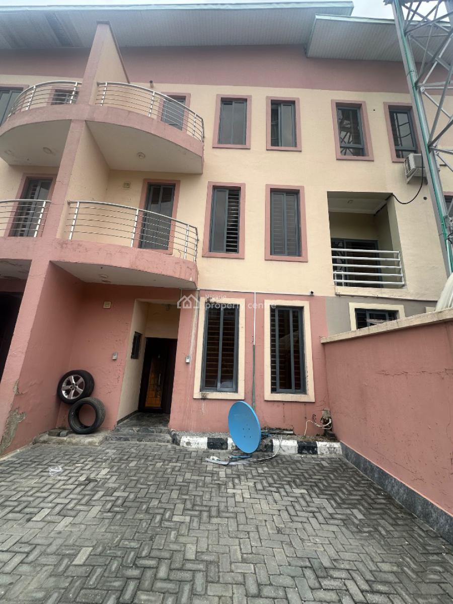 Standard Self Service 4 Bedroom Terrace Apartment with Bq, Off Palace Road, Oniru, Victoria Island (vi), Lagos, Terraced Duplex for Rent