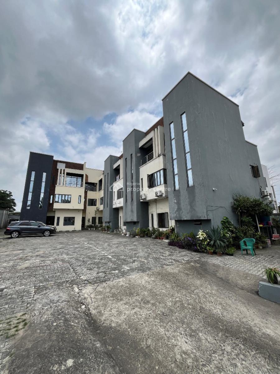 Luxury Built 4 Bedroom Terrace Duplex in a Very Secured Estate, Anti-room, Concrete Floors, Pop Ceilings, Gbagada Phase 1, Gbagada, Lagos, Terraced Duplex for Sale
