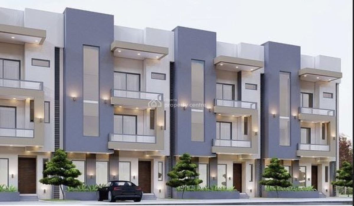 Luxury 4 Bedroom Terrace Duplex with Bq, Off Yemi Osinbajo Boulevard, Katampe, Abuja, Terraced Duplex for Sale