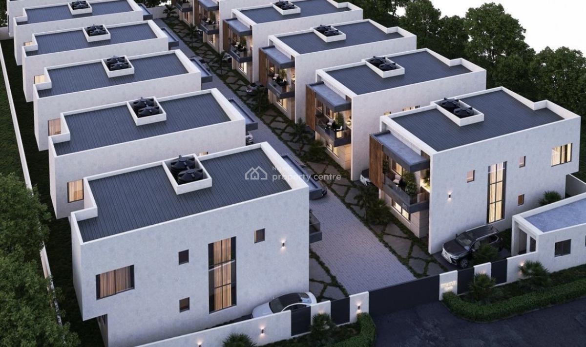 Luxury 4 Bedroom Terrace Duplex with Bq, Off Yemi Osinbajo Boulevard, Katampe, Abuja, Terraced Duplex for Sale