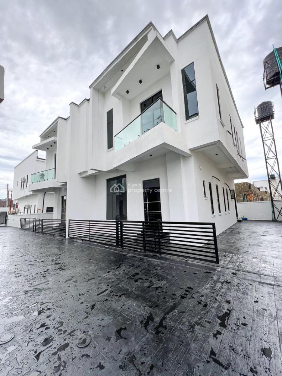 Exquisite Newly Built 4 Bedroom Semi Detached Duplex with a Bq, Sunshine Estate, Sangotedo, Ajah, Lagos, House for Sale