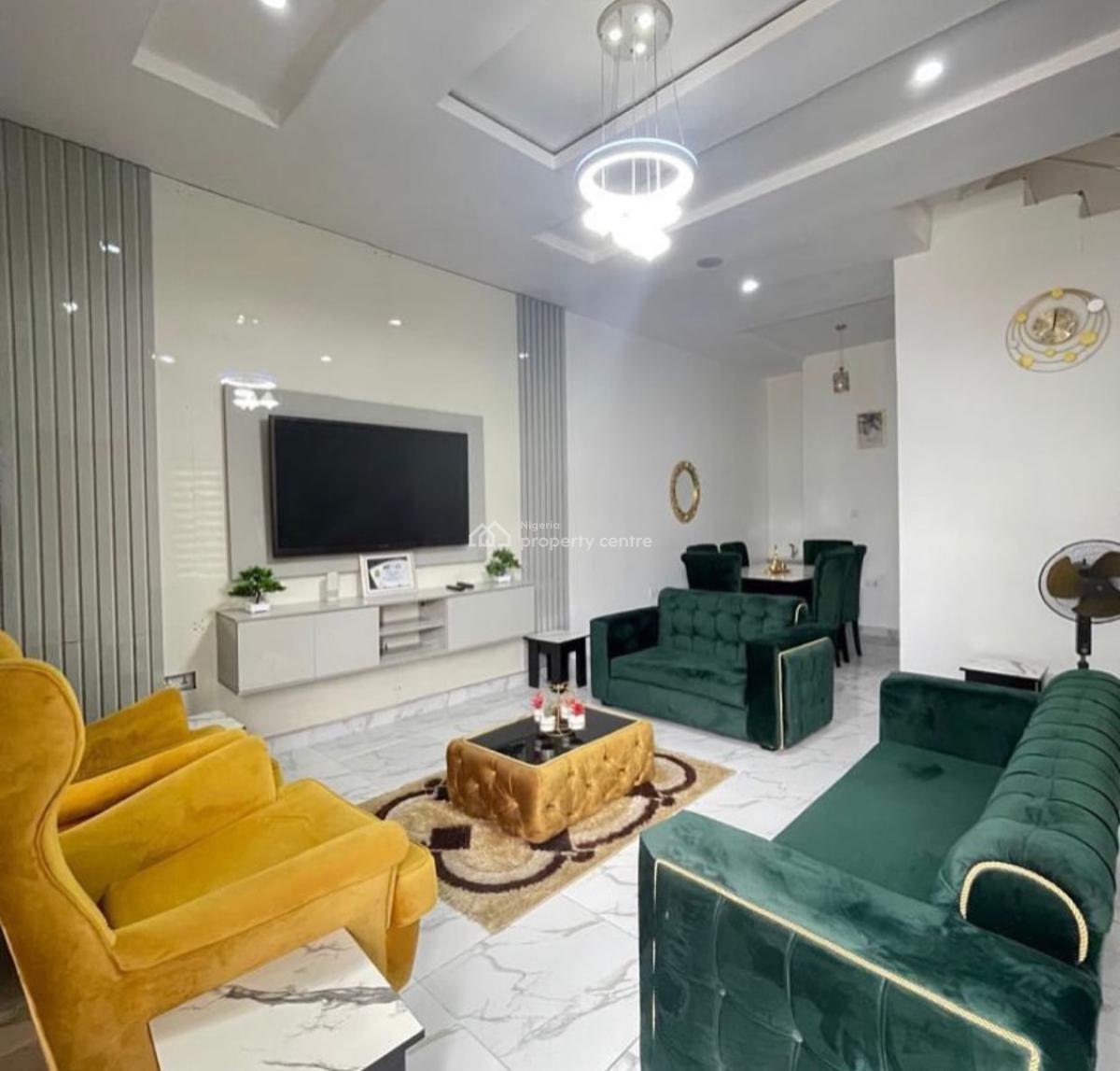 Spacious 4 Bedroom Terrace Duplex with Swimming Pool,gym House, Ikate,lekki, Ikate, Lekki, Lagos, Terraced Duplex for Sale