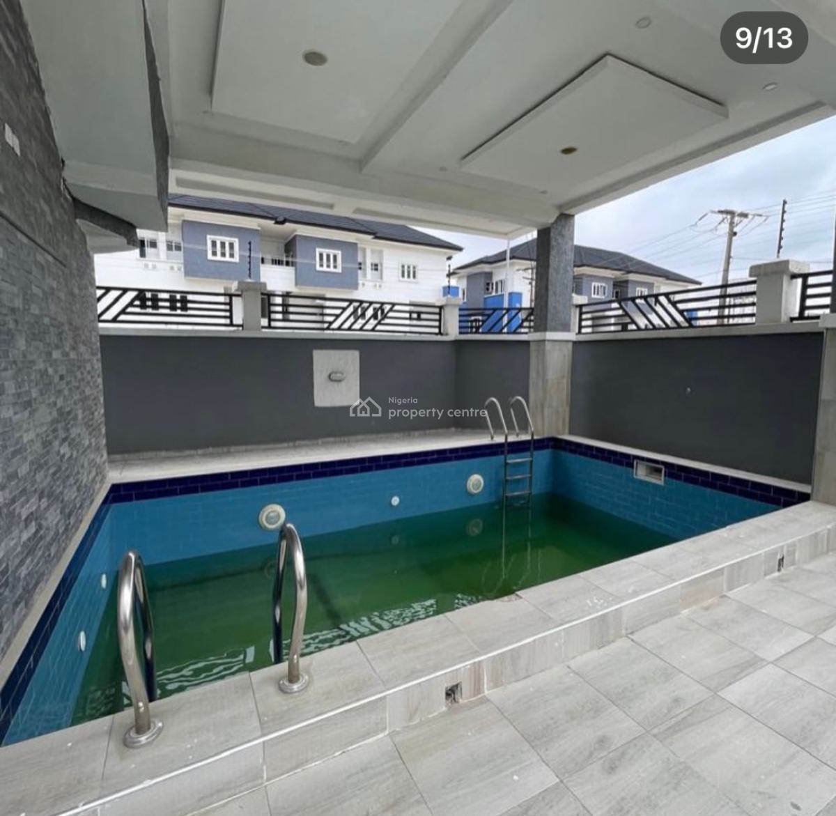 Spacious 4 Bedroom Terrace Duplex with Swimming Pool,gym House, Ikate,lekki, Ikate, Lekki, Lagos, Terraced Duplex for Sale