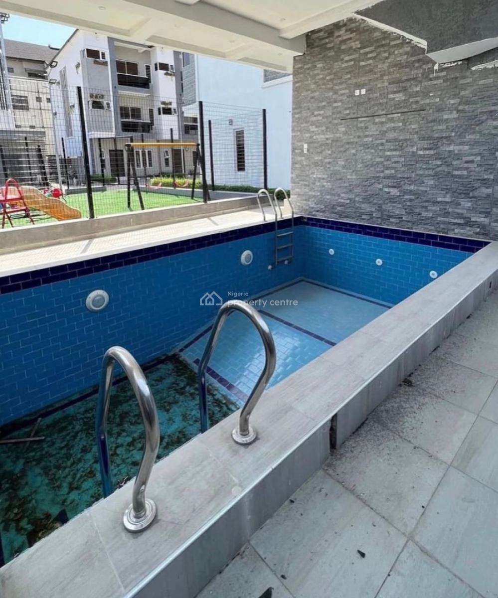 Spacious 4 Bedroom Terrace Duplex with Swimming Pool,gym House, Ikate,lekki, Ikate, Lekki, Lagos, Terraced Duplex for Sale