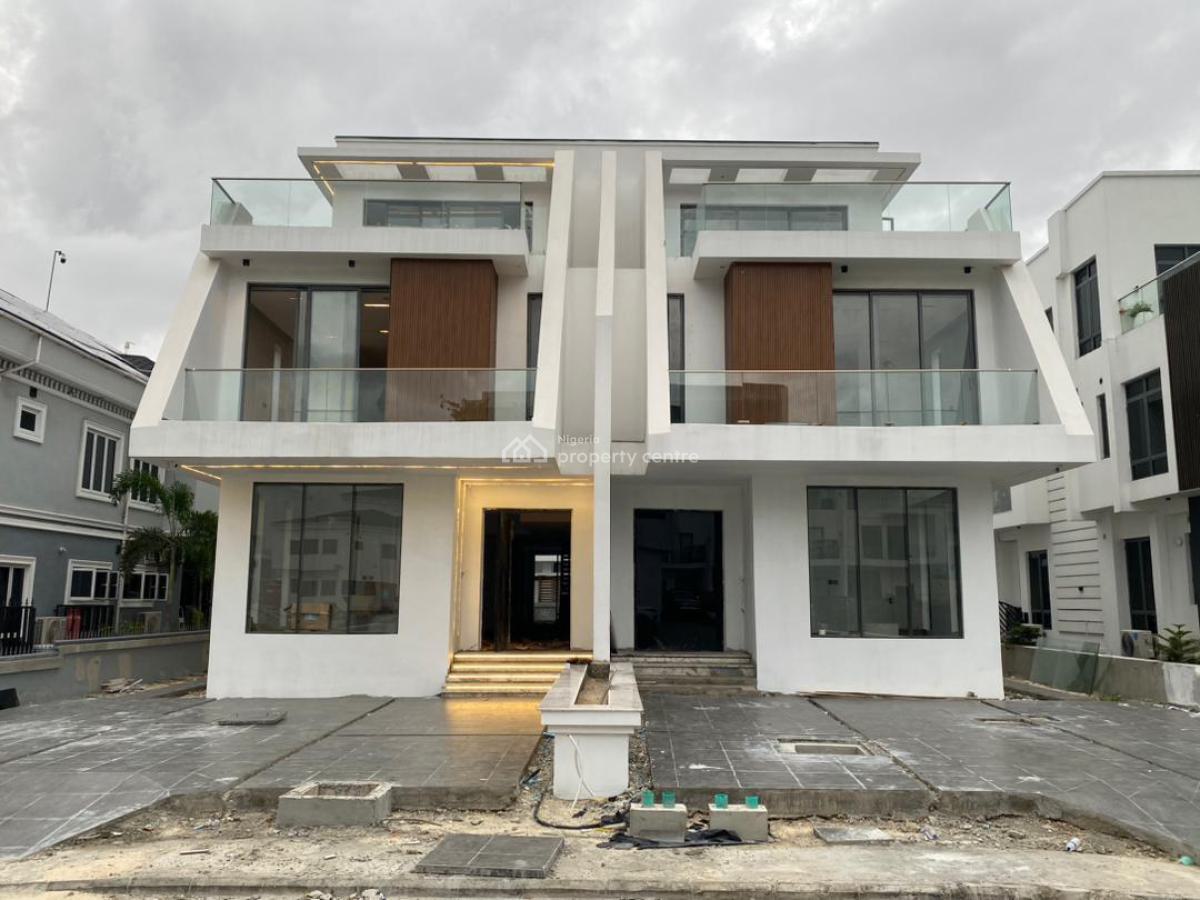 Luxurious Fully Detached Automated 5bedroom with 1 Bqs, Private Swimin, Cowrie Creek, Ikate, Lekki, Lagos, Detached Duplex for Sale