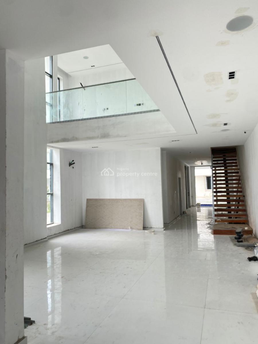 Luxurious Fully Detached Automated 5bedroom with 1 Bqs, Private Swimin, Cowrie Creek, Ikate, Lekki, Lagos, Detached Duplex for Sale