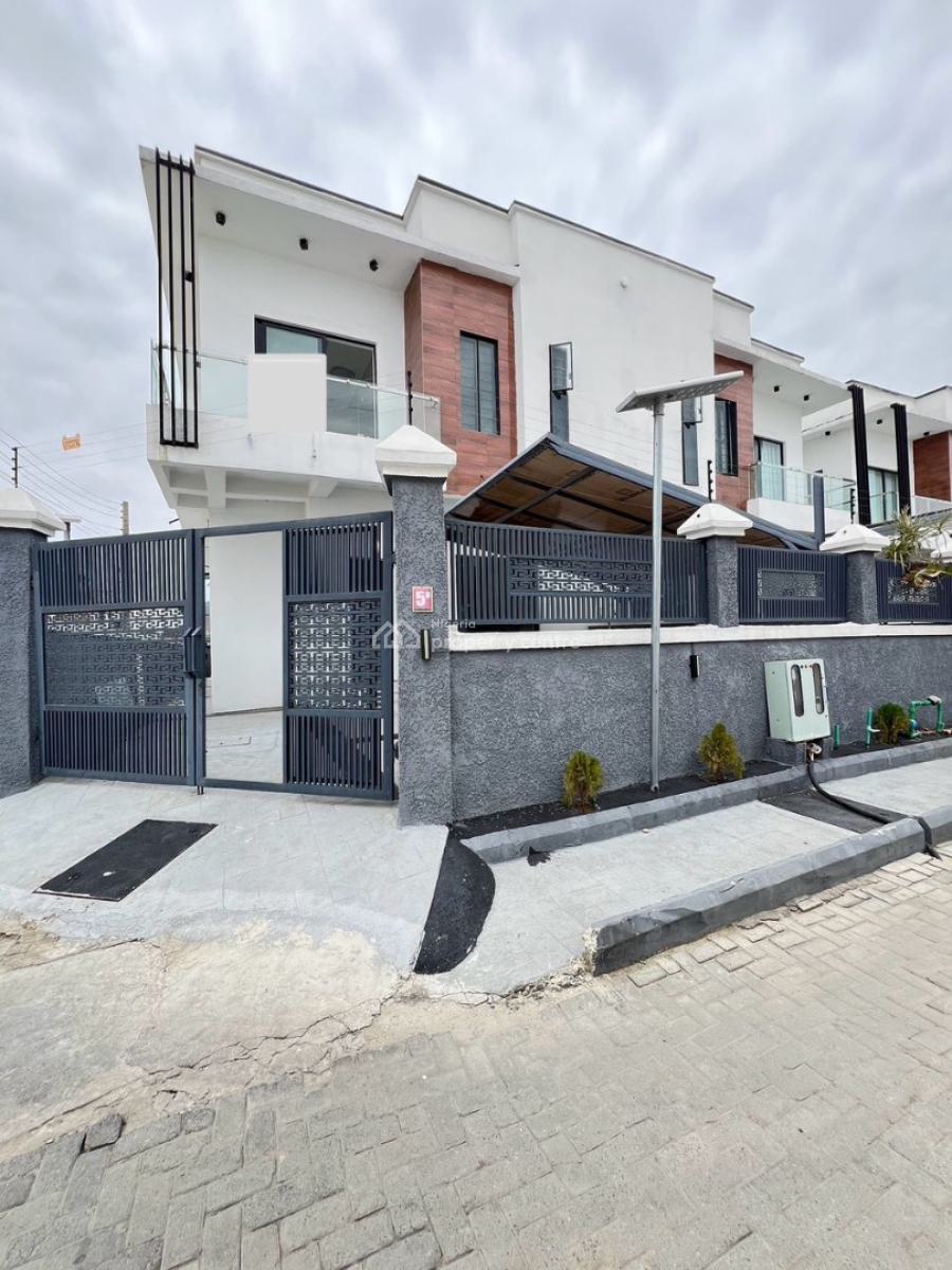 Contemporary 4 Semi Detached Duplex with Bq in a Serene Environment, Orchid Road, Lekki, Lagos, Semi-detached Duplex for Sale
