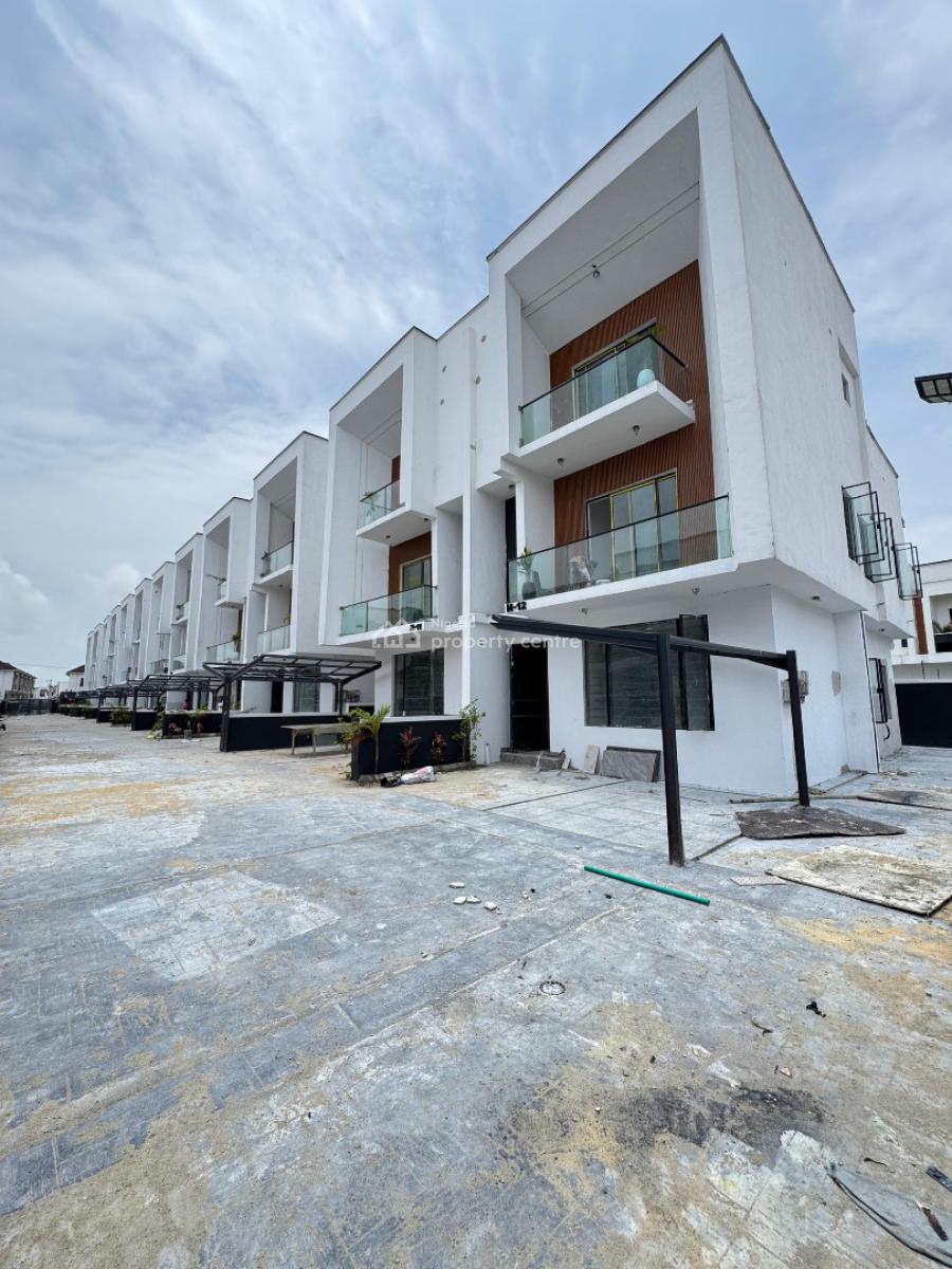 Contemporary 4 Semi Detached Duplex with Bq in a Serene Environment, Highly Sort After Location in Orchid, Lekki, Lagos, Detached Duplex for Sale