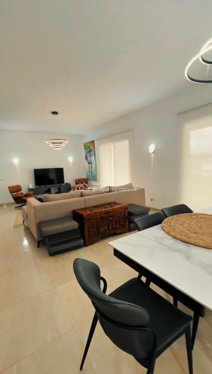 Fully Furnished 3 Bedrooms Apartment with a Dining Area, Guzape District, Abuja, Flat / Apartment for Rent