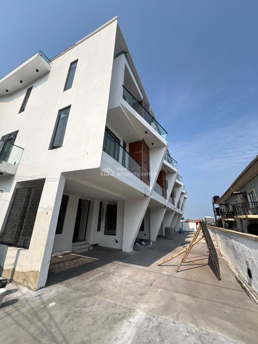 Meticulously Crafted 4 Bedrooms Terrace with Bq in a Secured Estate, Ikate Elegushi, Lekki, Lagos, Terraced Duplex for Sale