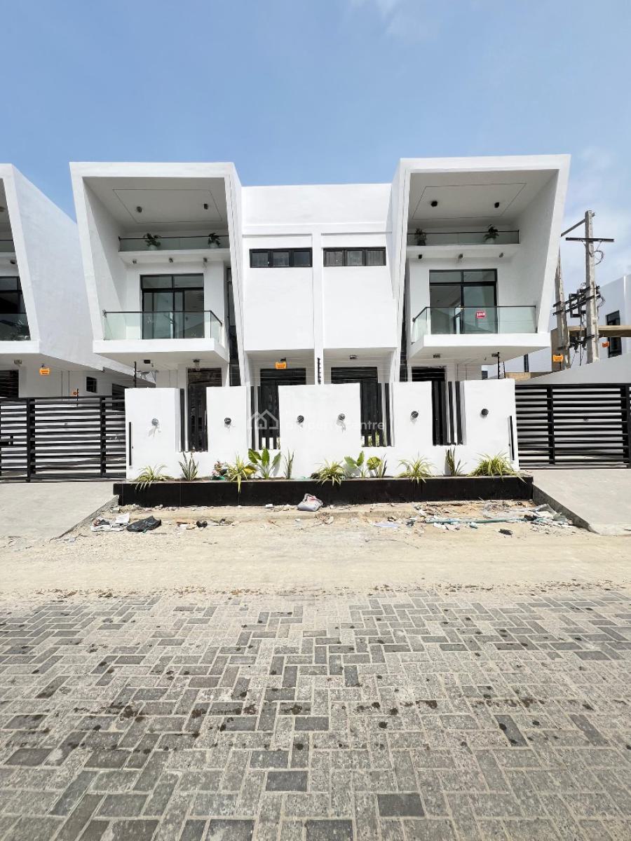 Contemporary 4 Bedroom Semi Detached with Bq in a Good Environment, Lekki, Lagos, Semi-detached Duplex for Sale