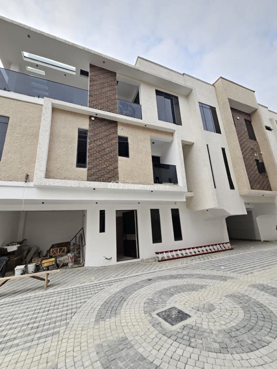 Fully Serviced 4-bedroom Terrace Duplex with a Bq in a Prime Location, Lekki Phase 2, Lekki, Lagos, Terraced Duplex for Sale
