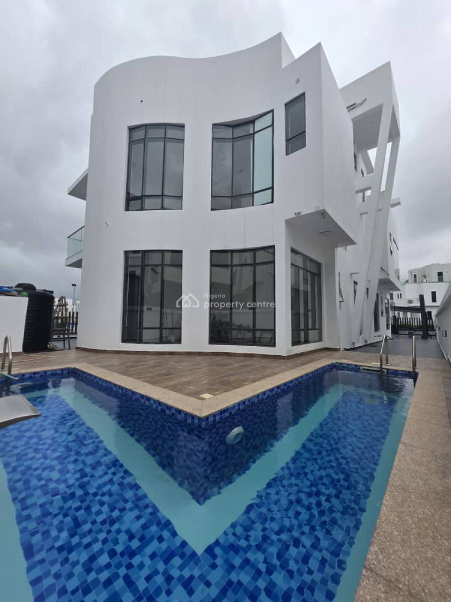 Newly Built Five (5) Bedroom House with a Study, Maid Room, Etc., Pinnock Beach Estate, Lekki, Lagos, Detached Duplex for Sale