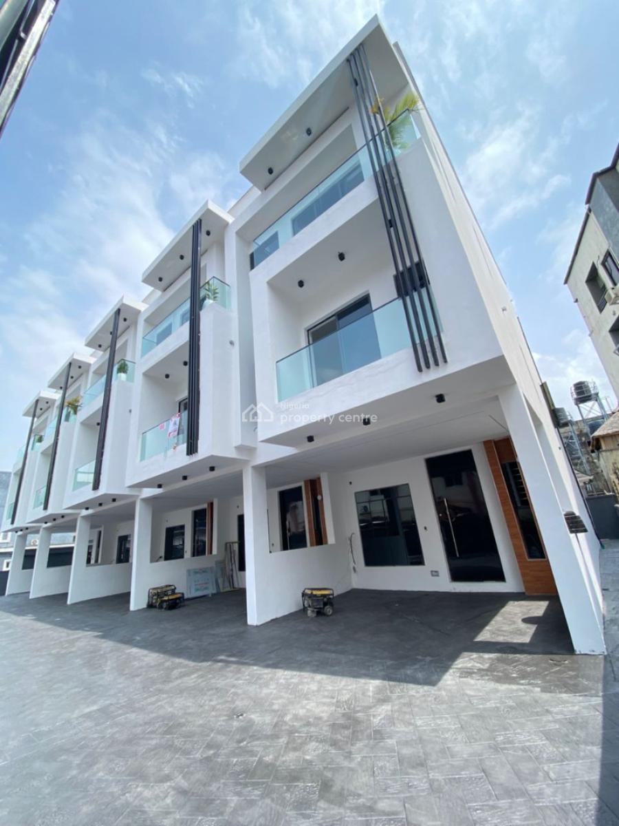 Opulent 4 Bedroom Terraced Duplex with Bq, Osapa, Lekki, Lagos, Terraced Duplex for Sale