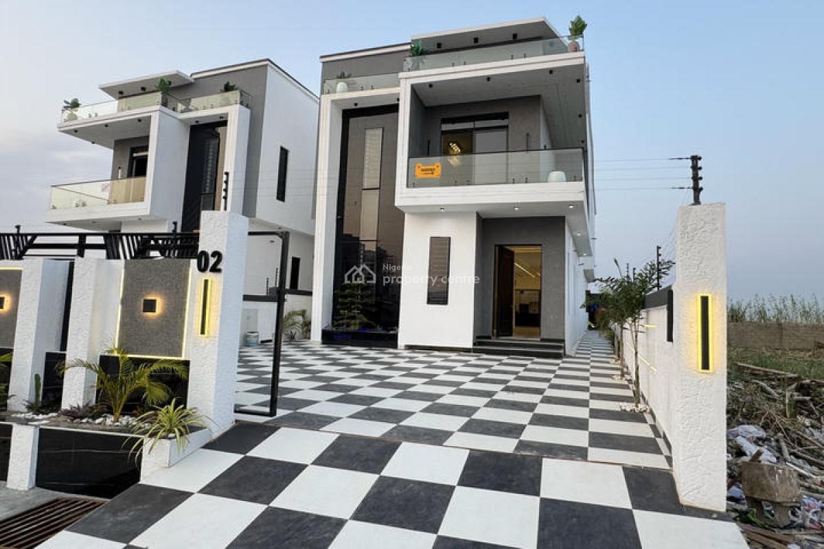 Well Finished 5 Bedroom Detached Duplex with Swimming Pool and Bq, Ajah, Lagos, Detached Duplex for Sale