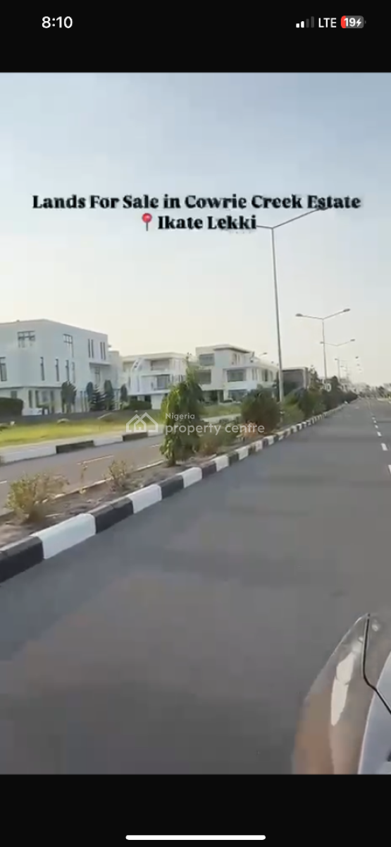 Talking to Direct Mandate 800sqm in Cowrie Creek Estate Ikate Lekki, Cowrie Creek Estate Spar Road Ikate Lekki Lagos, Ikate, Lekki, Lagos, Residential Land for Sale