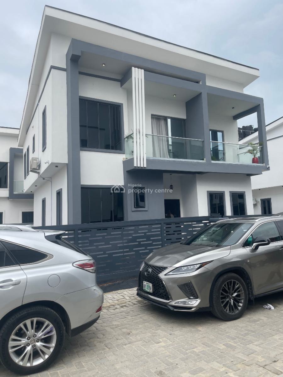 Stunning 4 Bedroom Fully Detached House, Daffodil Estate Chevron Toll, Lekki, Lagos, Detached Duplex Short Let