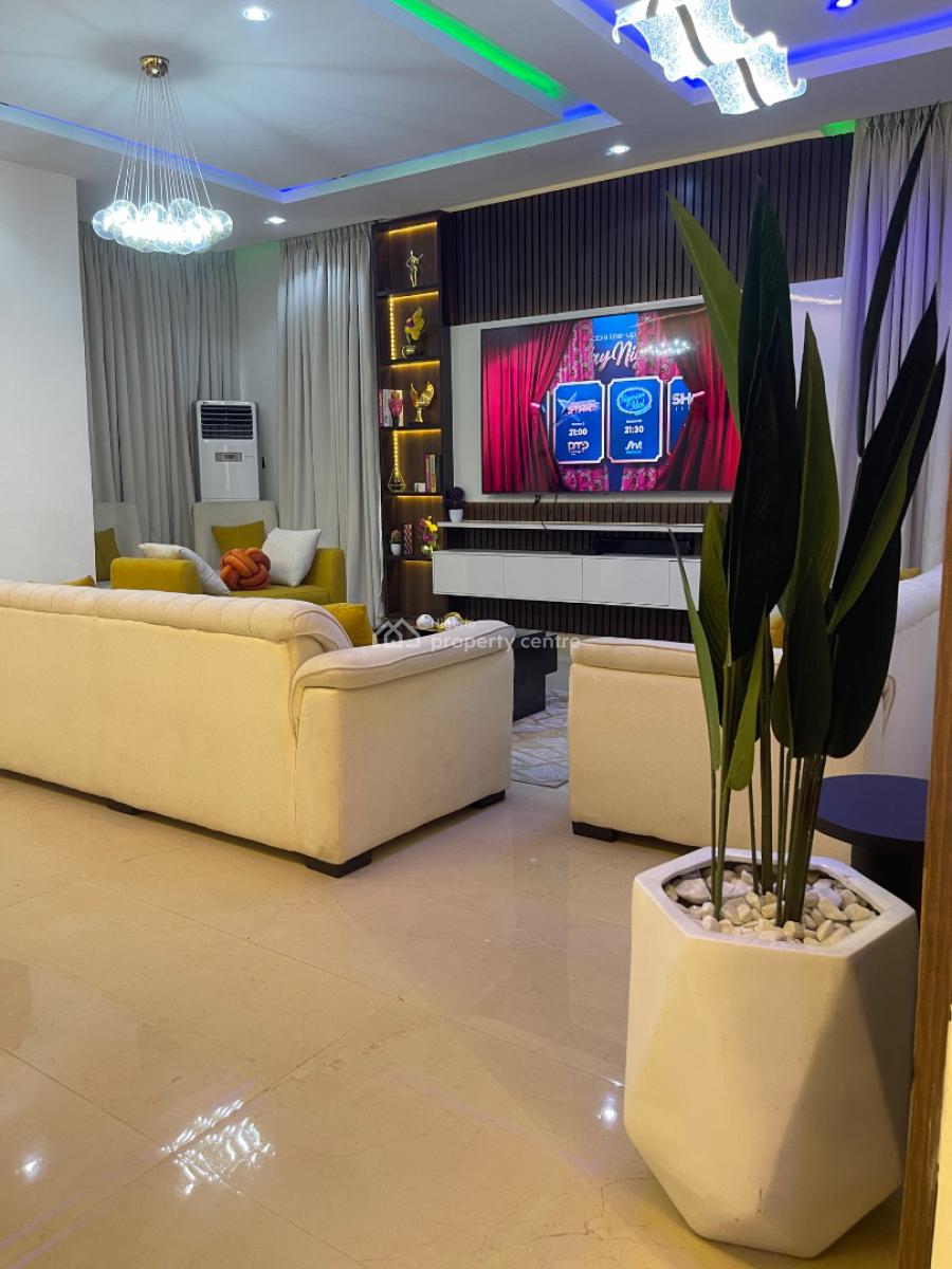Stunning 4 Bedroom Fully Detached House, Daffodil Estate Chevron Toll, Lekki, Lagos, Detached Duplex Short Let