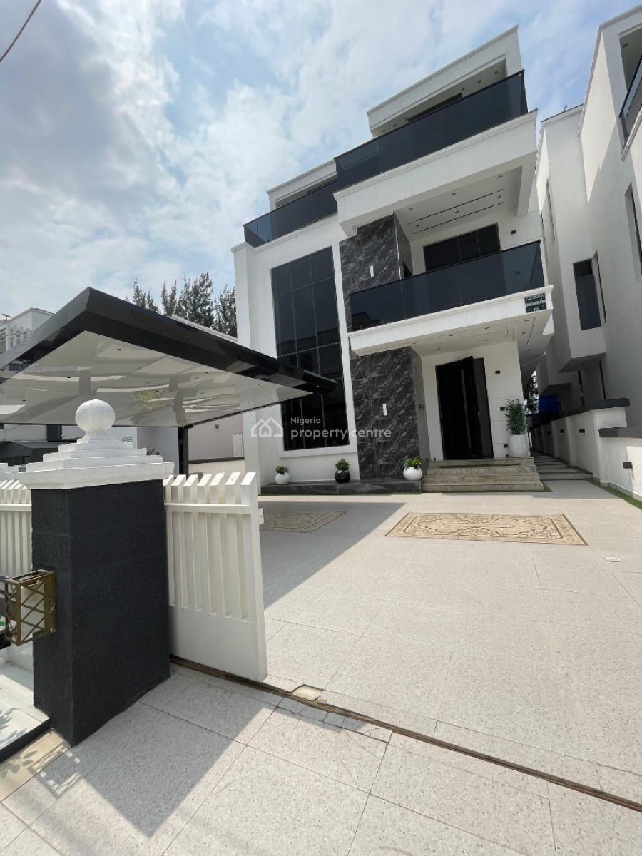 Automated  Luxury 5 Bedroom Fully Detached Duplex with Rooftop Terrace, Lekki County Estate, Ikota, Lekki, Lagos, Detached Duplex for Sale