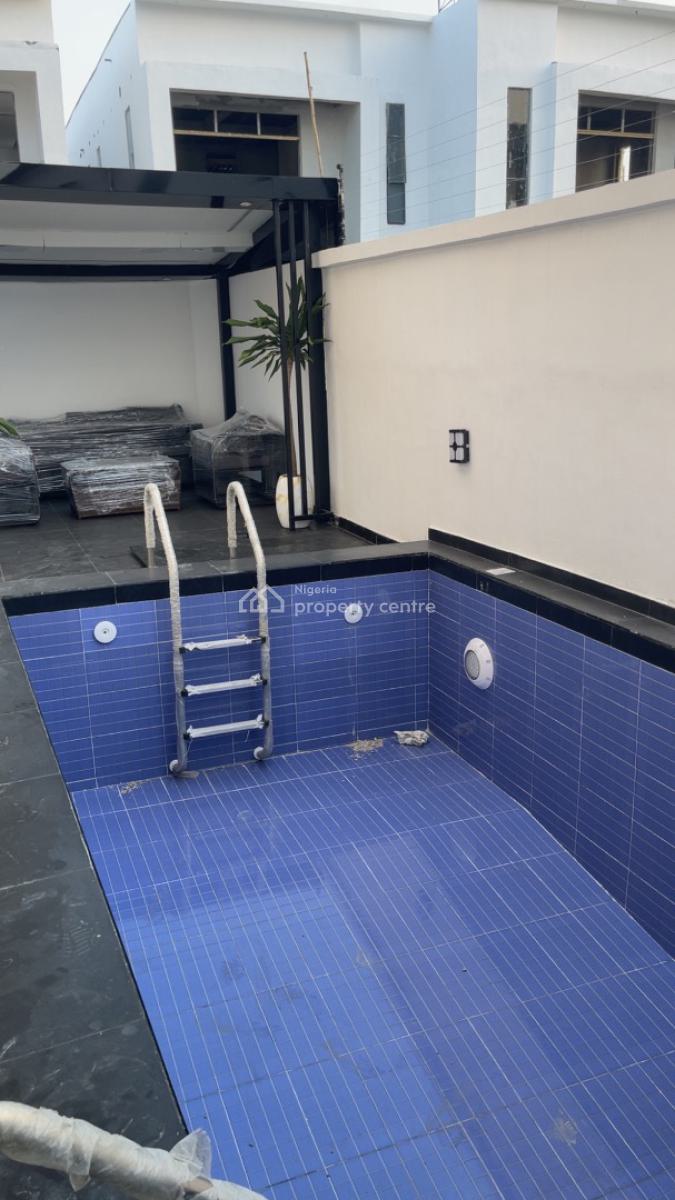 Newly Built 5 Bedroom Fully Detached with Pool, Daffodil Estate Chevron Lekki, Lekki, Lagos, Detached Duplex for Sale