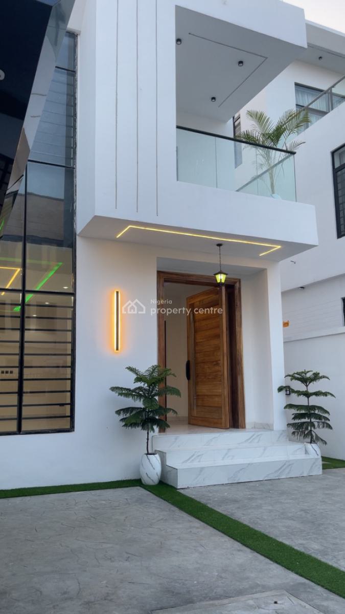 Newly Built 5 Bedroom Fully Detached with Pool, Daffodil Estate Chevron Lekki, Lekki, Lagos, Detached Duplex for Sale