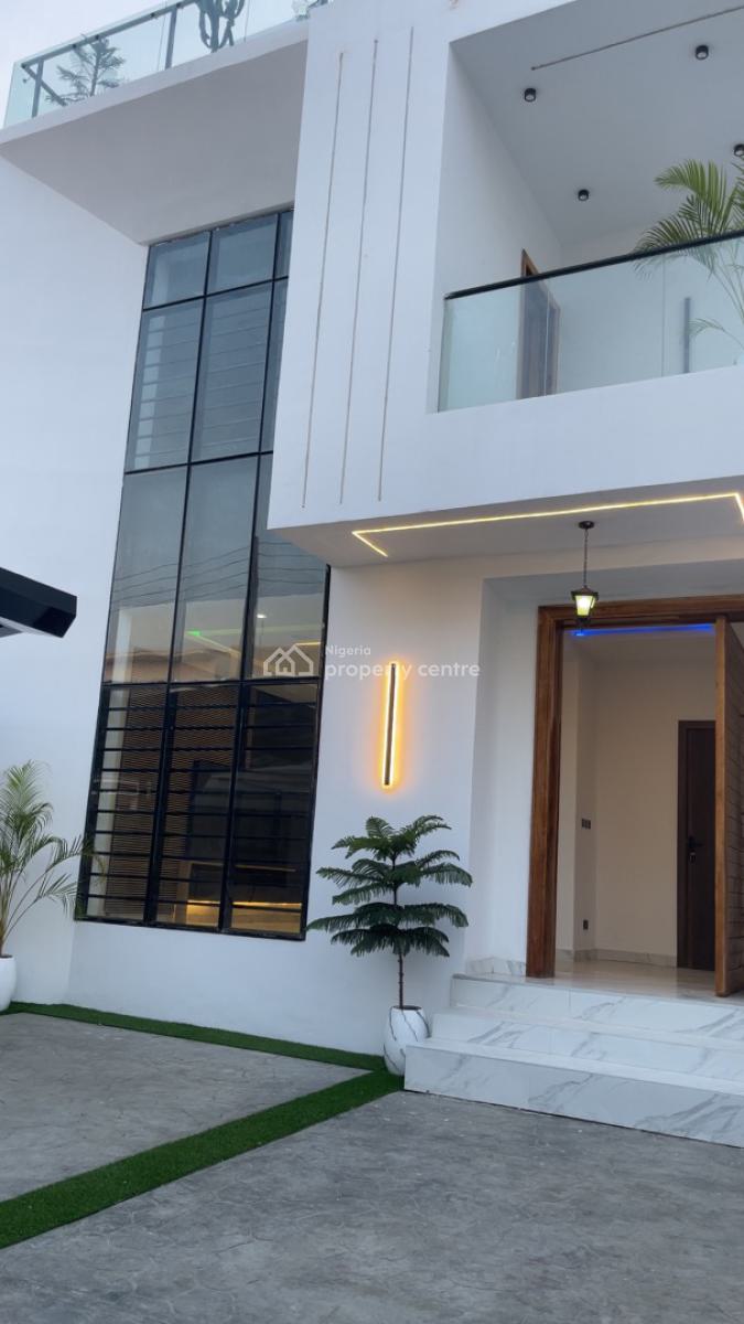 Newly Built 5 Bedroom Fully Detached with Pool, Daffodil Estate Chevron Lekki, Lekki, Lagos, Detached Duplex for Sale