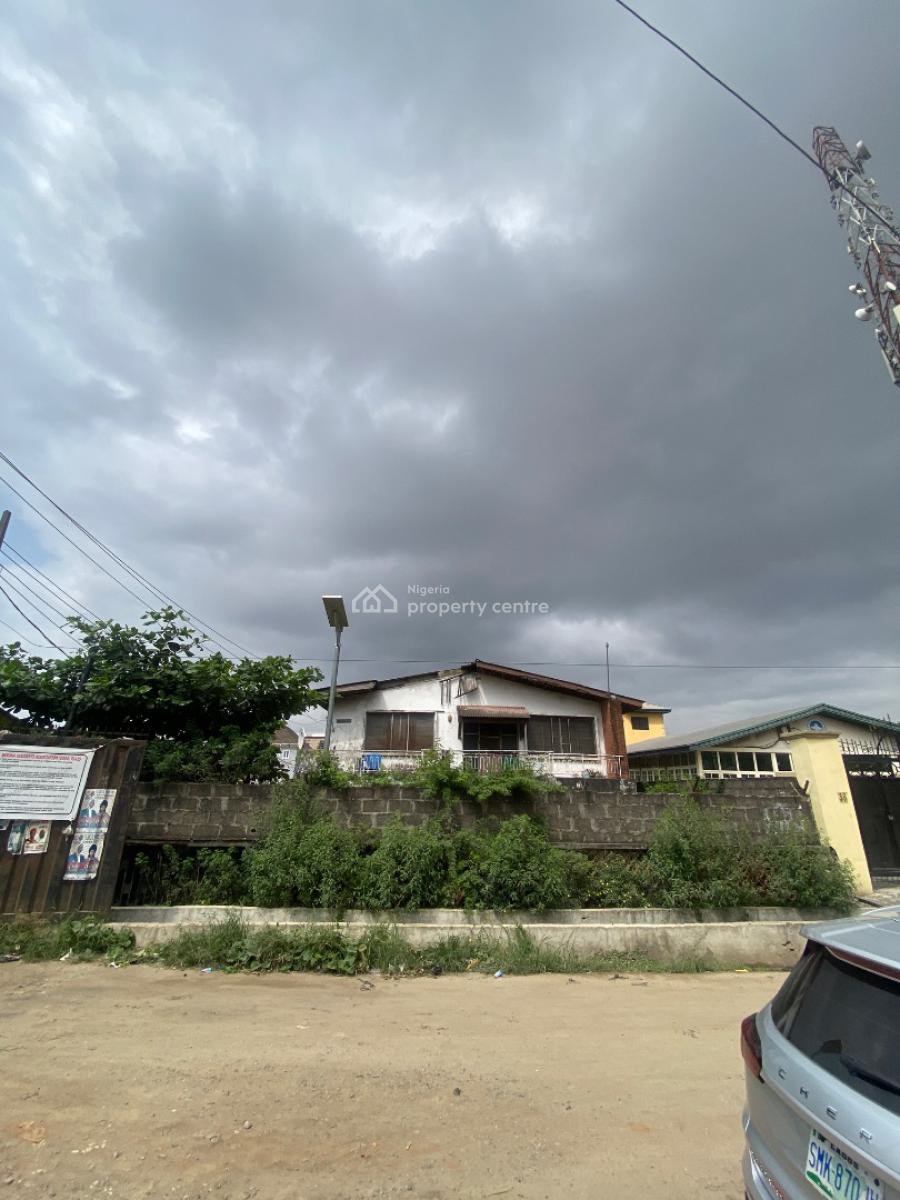 Prime Corner Piece Land with a Dilapidated Story Building, Off Kilo Bustop Surulere Lagos, Kilo, Surulere, Lagos, Block of Flats for Sale