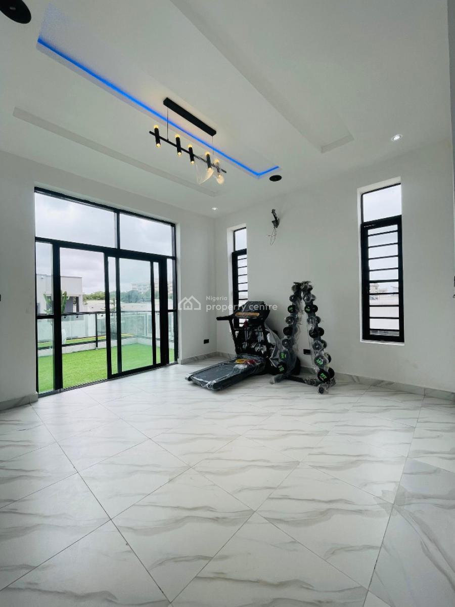 Exquisitely Finished Luxury 5 Bed Smart Home with Pool and Gym, Chevron, Lekki, Lagos, House for Sale