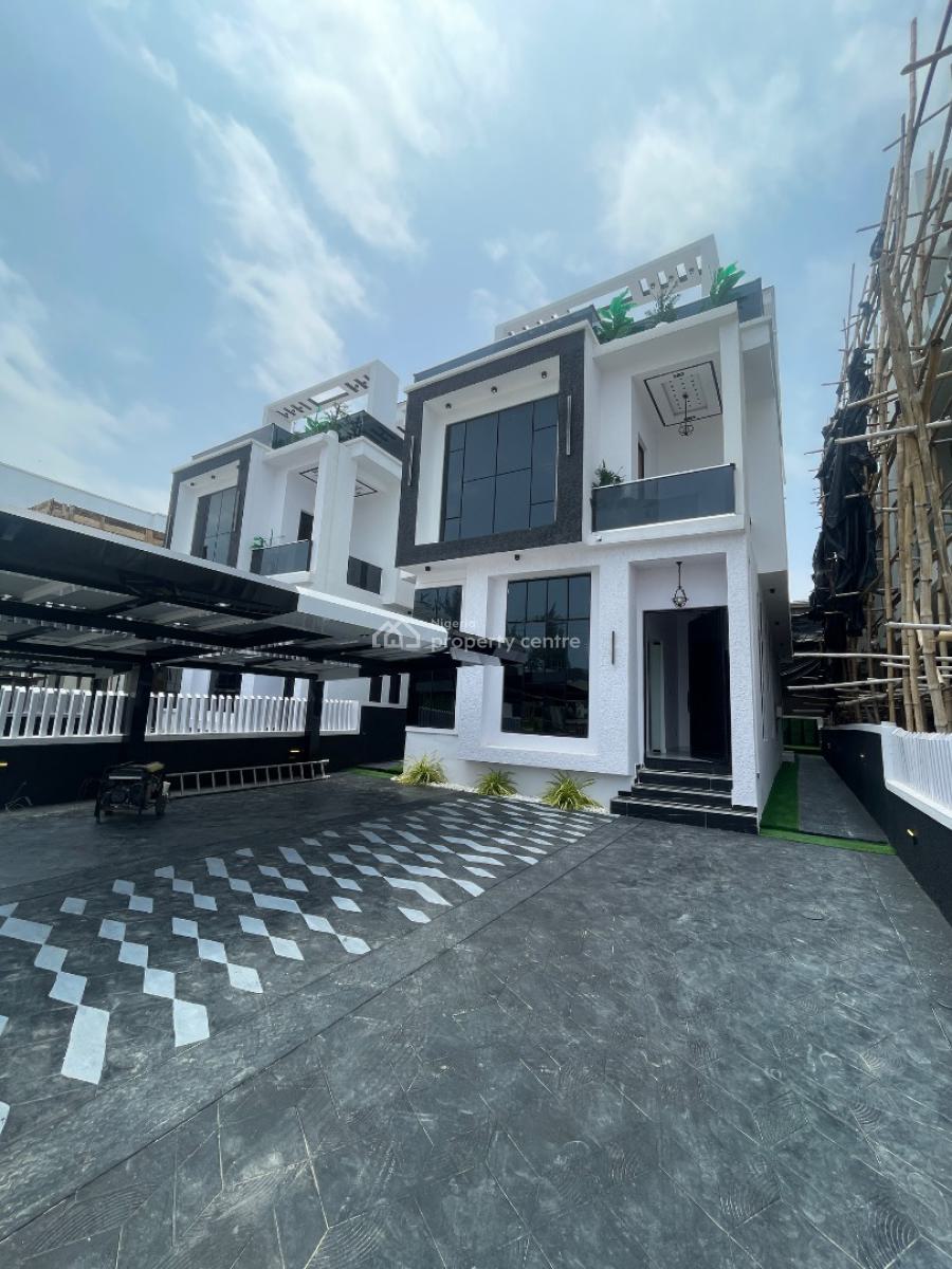 Luxury 5 Bedroom Fully Detached Duplex with Cinema and Swimming Pool, Ikota, Lekki, Lagos, Detached Duplex for Sale