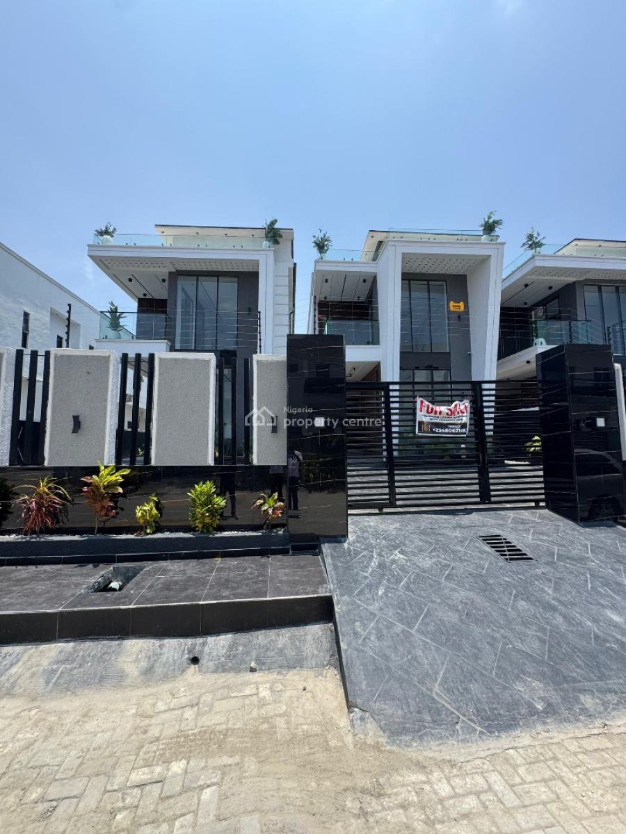 Luxury 5 Bedroom Detached Duplex with Swimming Pool, Bq, Ajah, Lekki, Lagos, Detached Duplex for Sale