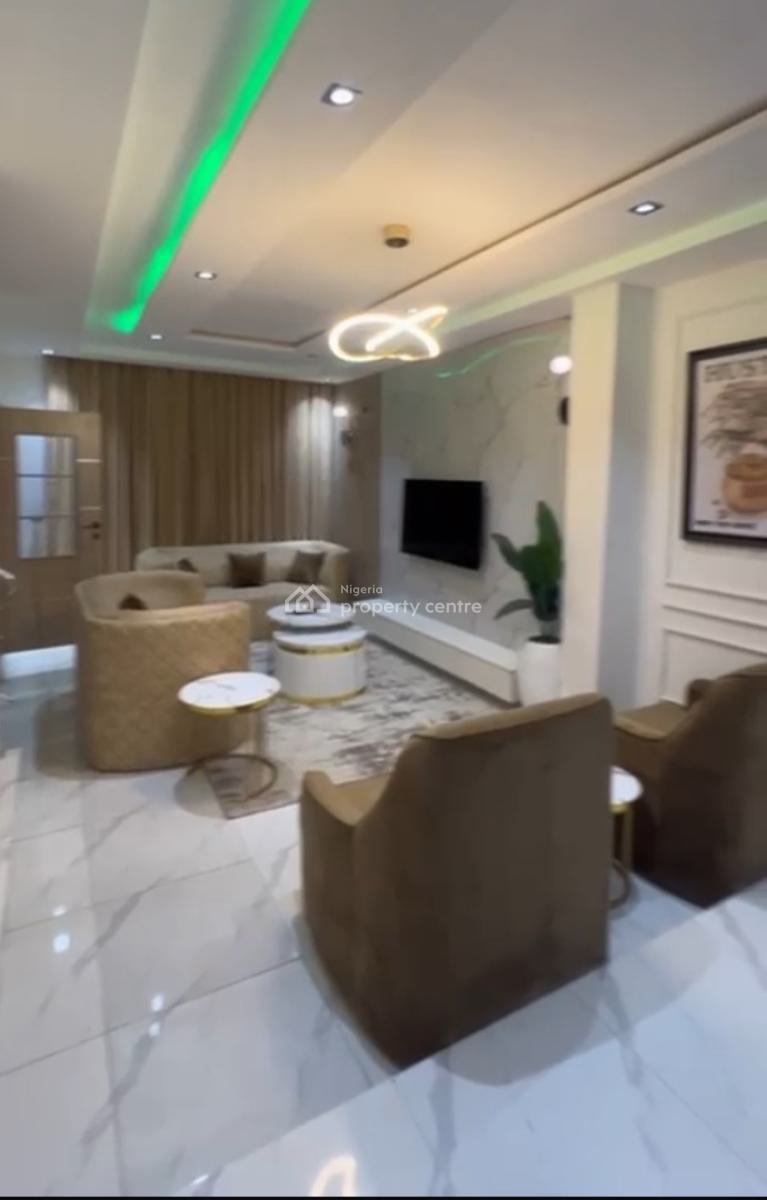 Luxury Furinished 4 Bedroom Terace Duplex with Bq, Sittout,tarred Rd,, By Coza(tarred Rd), Guzape District, Abuja, Flat / Apartment for Rent