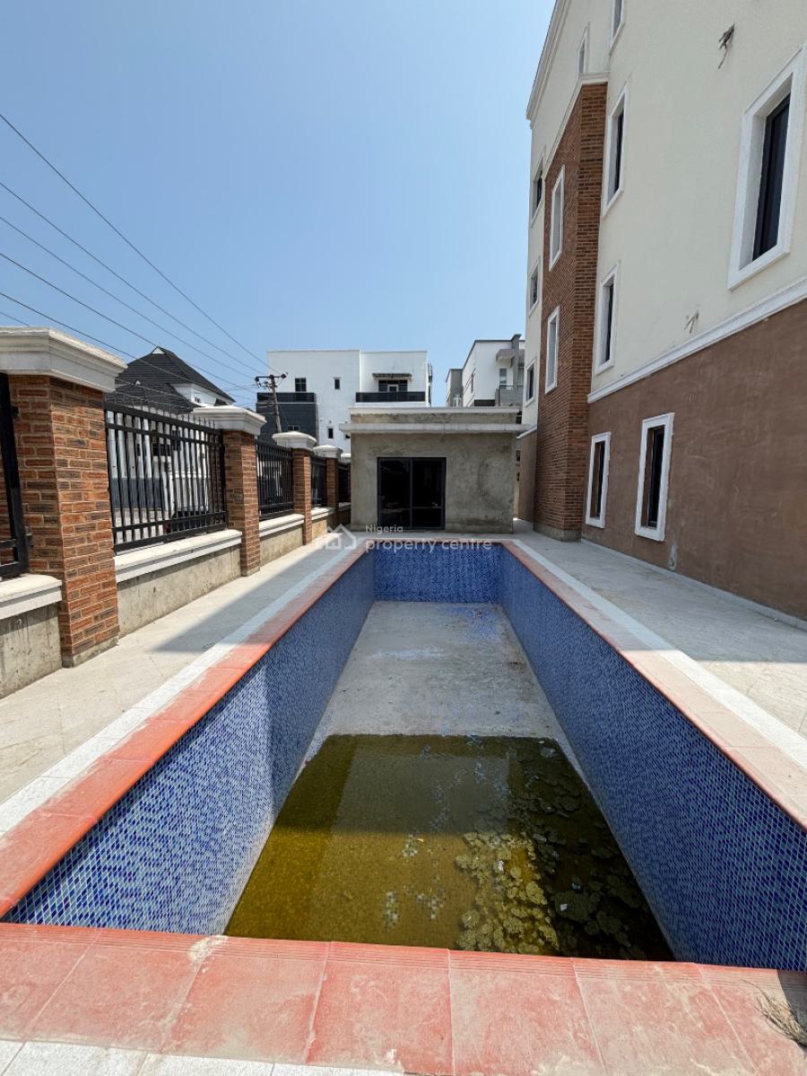 Newly Built 4 Bedroom Terrace with Swimming Pool and Gym, Lekki Phase 1, Lekki, Lagos, Terraced Duplex for Rent
