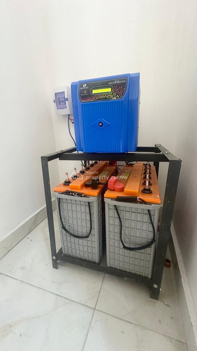 2bdr Luxury Apartment with Bq + Inverter, Chevron, Lekki, Lagos, Flat / Apartment for Rent