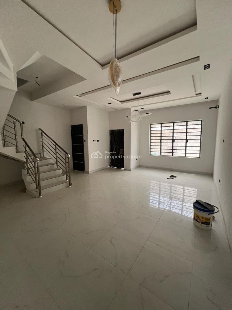 Exquisitely Built to Taste 4 Bedroom Terrace  Duplex with a Bq in a Ni, Newly Built Home, Spacious Parking Lot, Olowora, Magodo, Lagos, Terraced Duplex for Sale