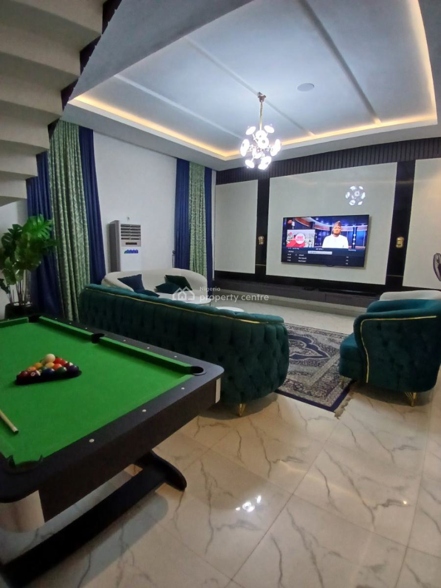 Fully Furnished 4bedroom Detached Duplex with a Room Bq, Lekki Scheme 2 By Abraham Adesanya Road, Lekki, Lagos, Detached Duplex for Rent